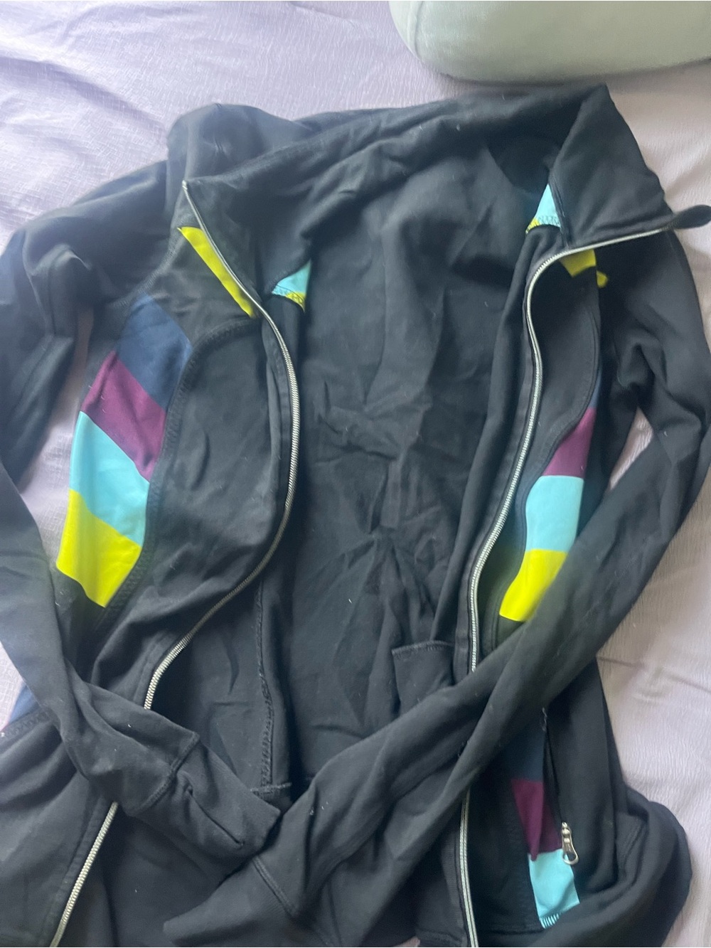 LULULEMON vintage Multi-Stripe Zip-Up Women's Jacket